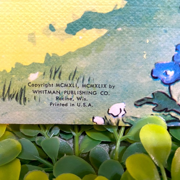 THE THREE BEARS VTG 1949 CLASSIC STORYBOOK WHITMAN GREAT COLORED ILLUSTRATIONS - Picture 15 of 16